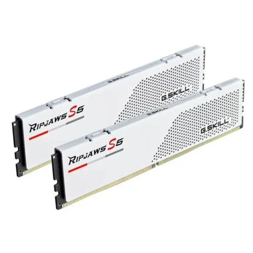Memoria RAM 32GB (2x16GB) 6000MT/s CL30 DDR5 G.SKill Ripjaws S5 White, Intel XMP (MPN F5-6000J3040F16GX2-RS5W, Memorias RAM para PC) img-1