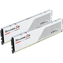 Memoria RAM 32GB (2x16GB) 6000MT/s CL32 DDR5 G.Skill Ripjaws S5 White, Intel XMP (MPN F5-6000J3238F16GX2-RS5W, Memorias RAM para PC) img-1