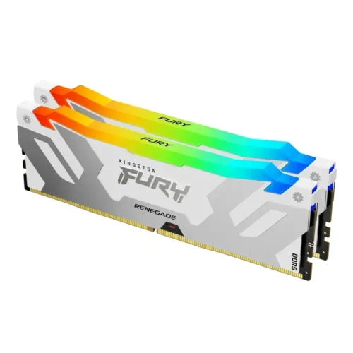 Memoria RAM 32GB (2x16GB) 6000MT/s CL32 DDR5 Kingston Fury Renegade White RGB KF560C32RWAK2-32 img-1