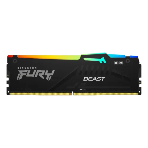 Memoria RAM 32GB DDR5 6000MT/s CL36 Kingston Fury Beast RGB (MPN KF560C36BBEA-32, Memorias RAM para PC) img-1