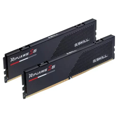 Memoria RAM 64GB (2x32GB) 6400MT/s CL32 DDR5 G.Skill Ripjaws S5 Black, Intel XMP F5-6400J3239G32GX2-RS5K img-1