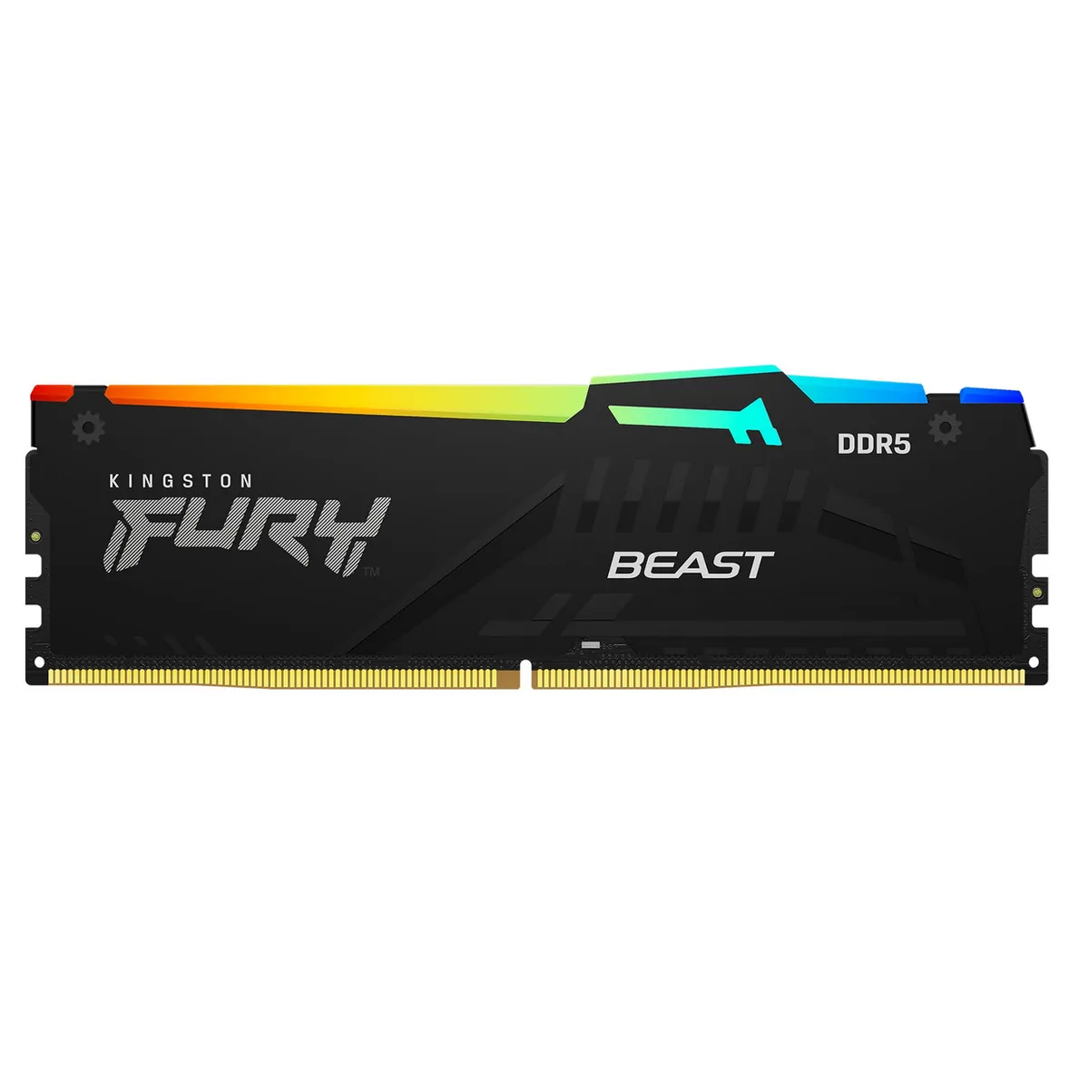 Memoria RAM 64GB DDR5 5600MT/s CL36 Kingston Fury Beast RGB (EXPO/XMP) (MPN KF556C36BBEA-64, Memorias RAM para PC) img-1