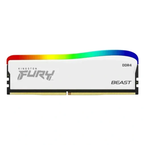Memoria RAM 8GB 3600Mhz DDR4 CL17 Kingston Fury Beast RGB Special Edition White (MPN KF436C17BWA/8, Memorias RAM para PC) img-1