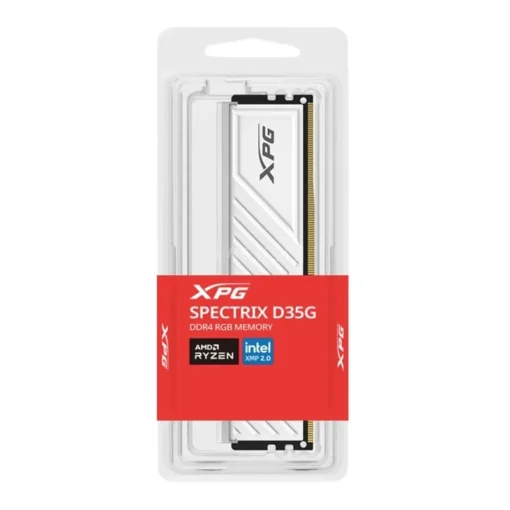 Memoria Ram XPG Spectrix D35G Blanco Rgb De 32Gb (Ddr4, 3200Mhz, Cl16, Dimm) (MPN AX4U320032G16A-SWHD35G, Memorias RAM para PC) img-1