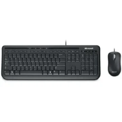 Microsoft Kit Teclado Y Mouse Alámbrico 600, Usb, Plug And Play, Sensor Óptico (MPN APB-00004, Kit Teclado y Mouse) img-1