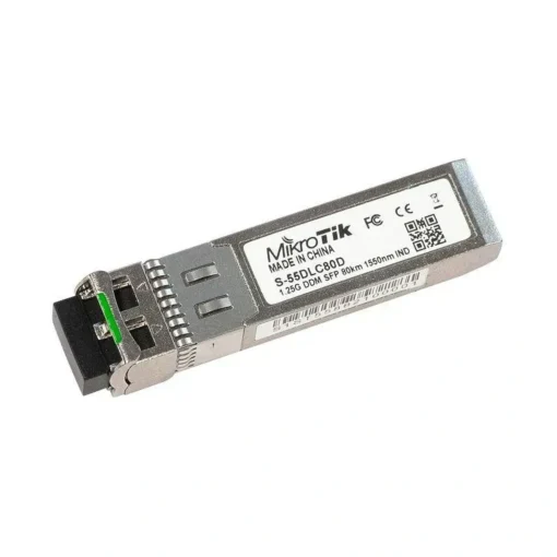 Mikrotik Modulo Transceptor Mini-Gbic Sfp Hasta 80 Km 1550 Nm S-55Dlc80D (MPN S-55DLC80D, Accesorios para Servidores) img-1