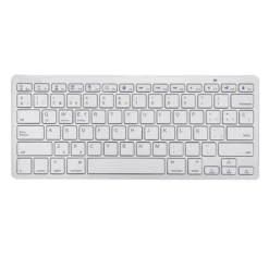 Mini Teclado Tecmaster Bluetooth 3.0 Silver Apple/PC/Android (MPN TM-100507, Teclados) img-1