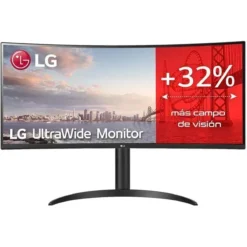 Monitor 34" LG UltraWide Panel VA, 3440x1440, 160Hz, 21:9, (MPN 34WP65C-B, Monitores) img-1