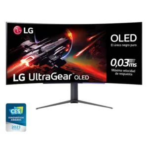 Monitor Gamer 34" LG Ultragear Curvo OLED 3440X1400, 21:9 45GR95QE-B