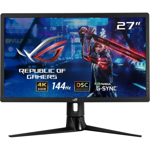 Monitor Gamer ASUS ROG Strix 27" 4K UHD Panel IPS, 144hz, 1ms MPRT, G-Sync (MPN XG27UQR, Monitores) img-1