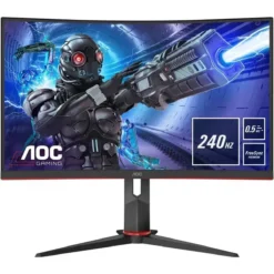 Monitor Gamer Curvo 27" AOC 240Hz 0,5ms MPRT FreeSync (MPN C27G2Z, Monitores) img-1