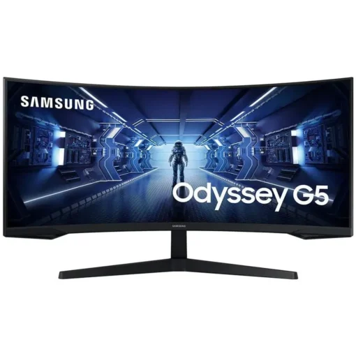 Monitor Gamer Curvo 34" Samsung Odyssey G5 165Hz 3440x1440p VA HDMI Negro (MPN LC34G55TWWLXZS, Monitores) img-1
