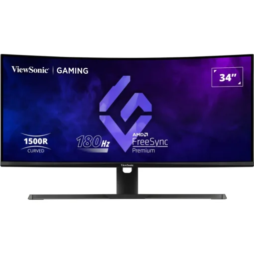 Monitor Gamer Curvo ViewSonic 34" WQHD 180Hz 1ms Panel MVA Freesync Premium VX3418-2KPC img-1