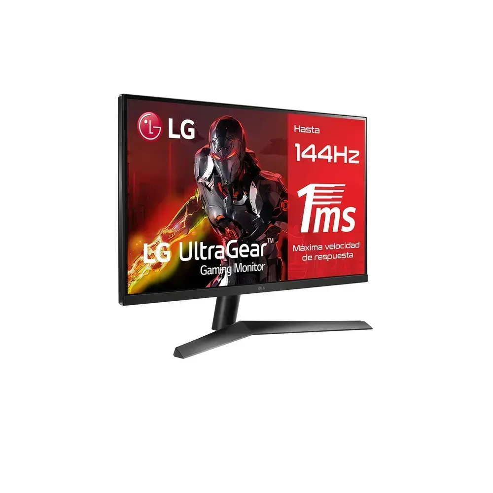  LG Monitor para juegos UltraGear 24GN600-B de 24 pulgadas,  pantalla IPS Full HD (1920 x 1080), tiempo de respuesta de 1 ms (GtG),  frecuencia de actualización de 144 Hz, AMD FreeSync