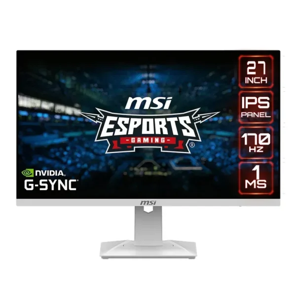 Monitor Gamer MSI Optix G274RW 27" Full HD, Panel IPS 170hz, 1ms, G-Sync Blanco OPTIX G274RW img-1