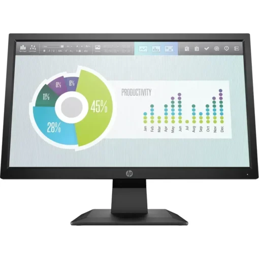 Monitor HP P204v 19,5" HD+ 1600x900, 60Hz, HDMI, VGA (MPN 5RD66AA, Monitores) img-1