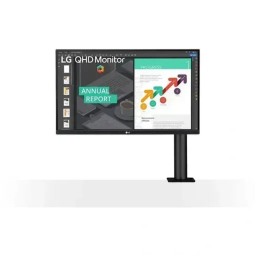 Monitor LG 27" 2K ERGO IPS Freesync USB-C HDR10 (MPN 27QN880-B, Monitores) img-1