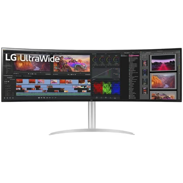 Monitor LG Ultrawide 49" Curvo Dual QHD 32:9 IPS 5120x1440, altavoces 2x10W 49WQ95C-W img-1