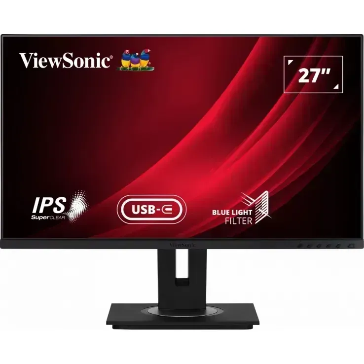 Monitor ViewSonic 27″ 2K QHD 2560x1440p, IPS SuperClear, HDMI, DP, USB-C,  USB-A –