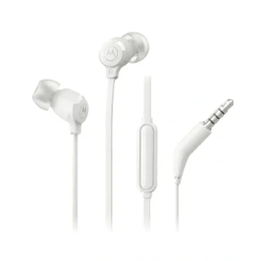 Motorola Earbuds 3-S, Manos Libres, Micrófono, Drivers 9.4mm, Blanco (MPN 79MOTE3WHT, Audífonos) img-1
