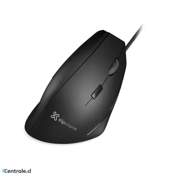 Mouse Klip Xtreme USB Cableado Negro Ultra Ergonómico KMO-505 img-1