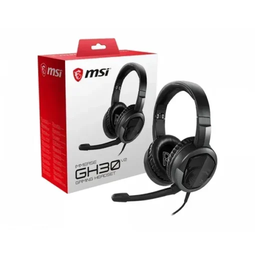 Msi Audifonos Gaming Plegables, Con Micrófono, Ligeros IMMERSE GH30 V2 img-1