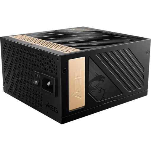 Msi Fuente De Poder , 1300W, Certificada 80+ Plus Platinum, Full Modular, Atx MEG AI1300P PCIE5