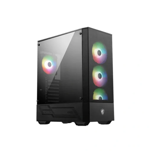 Msi Gabinete Mid Tower Atx Panel Lateral Ventana Cristal Templado (MPN MAG FORGE 112R, Gabinetes para PC) img-1