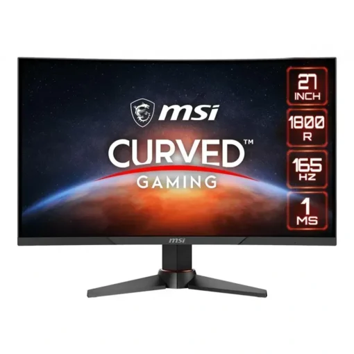 Msi Monitor Gamer Optix Mag, 27" Curved, Panel Va, Full Hd, 165Hz, 1Ms, Montaje (MPN OPTIX MAG270VC2, Monitores) img-1