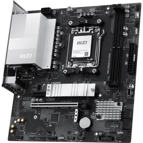 Msi Motherboard Pro B850M-B Gen4 2 Dimm Ddr5 A (MPN 824142446348, Placas madres para PC) img-1