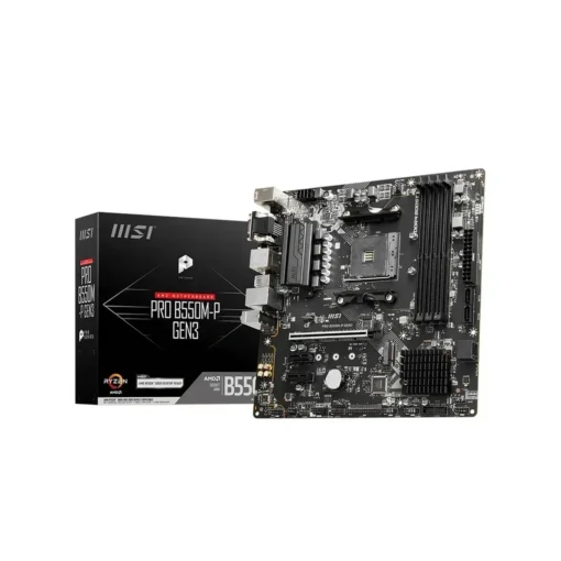 Msi Placa Base Micro Atx Socket Am4 Amd B550 Chipset Usb 3.2 Gen 1 Gigabit Lan (MPN PRO B550M-P GEN3, Placas madres para PC) img-1