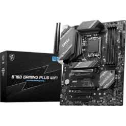 Placa Madre MSI (Intel LGA 1700, DDR5, Wi-Fi 6) (MPN B760 GAMING PLUS WIFI, Placas madres para PC) img-1