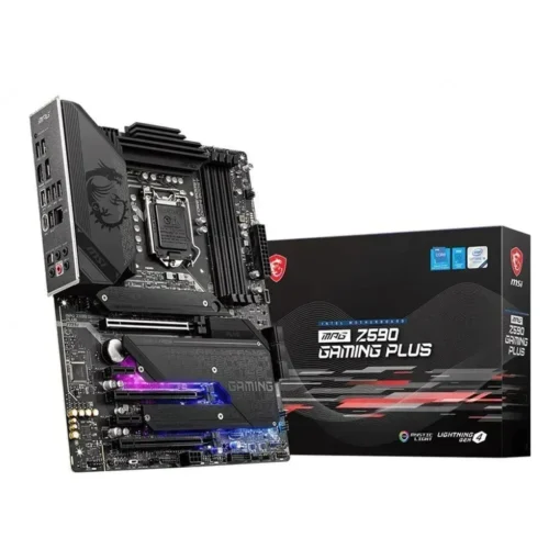 Msi Placa Madre (Lga1200, Ddr4 2133/5333Mhz, M.2 X3, Rgb, Atx (MPN MPG Z590 GAMING PLUS, Placas madres para PC) img-1