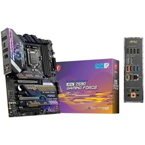 Msi Placa Madre (Lga1200, Ddr4 2133/5333Mhz, M.2 X3, Rgb, Atx (MPN MPG Z590 GAMING FORCE, Placas madres para PC) img-1
