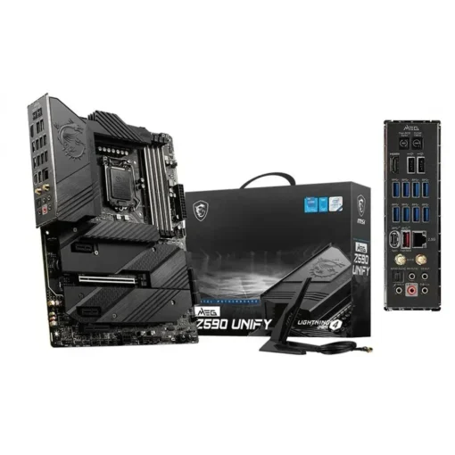 Msi Placa Madre (Lga1200, Ddr4 2133/5600Mhz, M.2 X4, Wi-Fi, Atx (MPN MEG Z590 UNIFY, Placas madres para PC) img-1