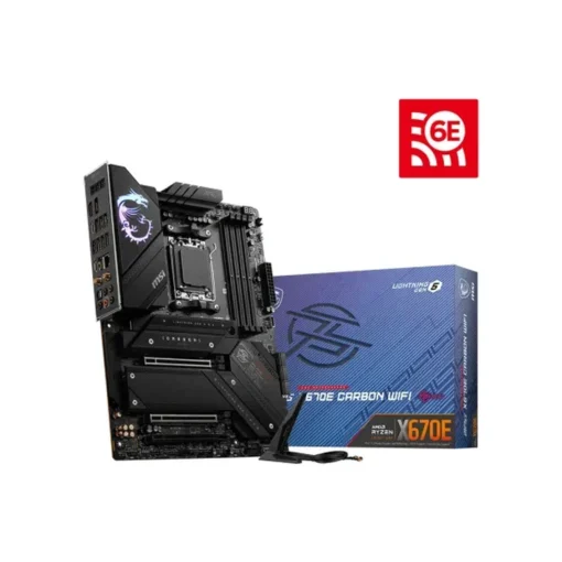 Placa Madre ATX MSI , Socket AMD AM5, DDR5, WiFi 6E (MPN MPG X670E CARBON WIFI, Placas madres para PC) img-1