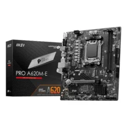 Msi Placa Madre Pro A620M-E (Socket Amd Am5, Ddr5, Hdmi, Vga, Usb 3.2, Pcie 4.0 (MPN 911-7E28-014, Tarjetas gráficas para PC) img-1