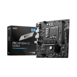 Msi Placa Madre Pro B760M-G DDR4 Micro ATX Socket Lga1700 chipset (MPN PRO B760M-G DDR4, Placas madres para PC) img-1