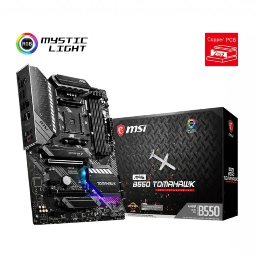 Msi Placa Madre , Socket Am4 Amd Ryzen, B550 Sata 6Gb/S, Atx, Ddr4 MAG B550 TOMAHAWK img-1