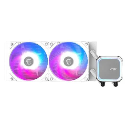 Msi Refrigeración Líquida Mag Coreliquid A13 240 Blanco 240Mm, Argb, Compatible (MPN 306-7ZWCA21-L80, Refrigeración para PC) img-1