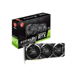 Msi Tarjeta De Video Geforce Rtx 3060 Ventus 3X 12Gb Oc Pciex 4.0 P/N (MPN GEFORCERTX3060VENTUS3X12GOC, Tarjetas gráficas para PC) img-1