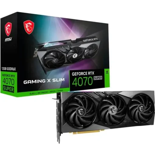 Tarjeta De Video MSI Geforce Rtx 4070 Super 12Gb Gaming X Ddr6X Pci 4.0 P/N Rtx (MPN 824142346846, Tarjetas gráficas para PC) img-1