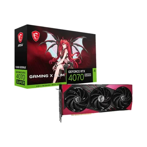 Msi Tarjeta De Video Geforce Rtx 4070 Super 12Gb Gaming X Slim Mlg 192Bit P/N 824142353202 img-1