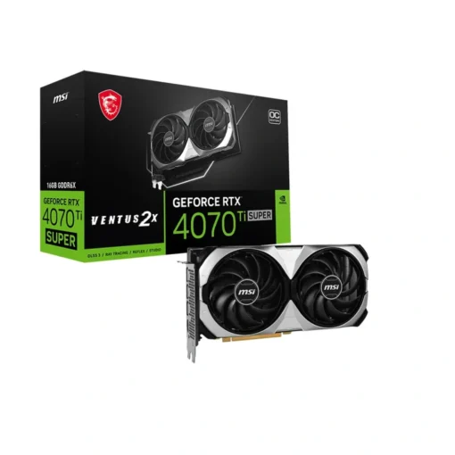 Tarjeta Gráfica MSI RTX 4070 Ti Super 16GB Ventus 2X OC (MPN 824142346808, Tarjetas gráficas para PC) img-1