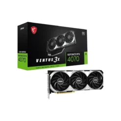 Msi Tarjeta De Video Nvidia Geforce Rtx 4070 Ventus 3X, 12Gb, Gddr6X, 192-Bit (MPN RTX4070VENTUS3X, Tarjetas gráficas para PC) img-1