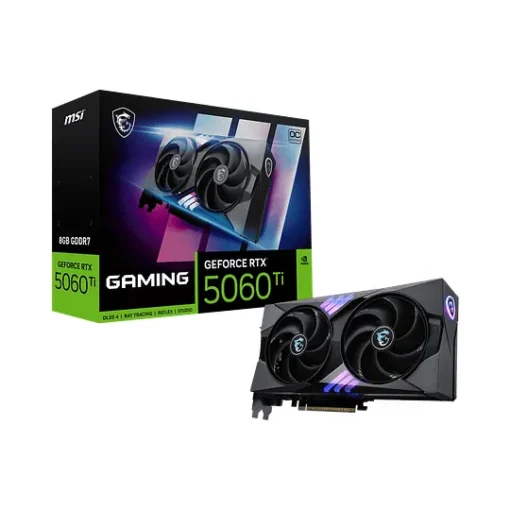 Msi Tarjeta De Video Nvidia Geforce Rtx 5060 Ti Gaming Oc, 8Gb Gddr7, 128-Bit (MPN 912-V536-026, Tarjetas gráficas para PC) img-1