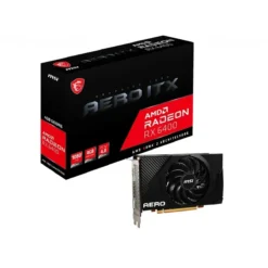 Msi Tarjeta De Video Radeon Rx 6400, 4Gb Gddr6, Pcie 4.0, 1-Fan, Hdmi/Dp (MPN RADEON RX 6400 AERO ITX 4G, Tarjetas gráficas para PC) img-1