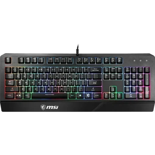 Msi Teclado Gamer , Membrana Con Sensación Mecánica, Rgb, Anti-Ghosting (MPN VIGOR GK20 US, Teclados) img-1