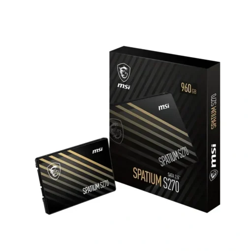 Msi Unidad Ssd Spatium S270, 480Gb, Sata Iii, 2.5", 3D Nand (MPN SPATIUM S270 SATA 2 5IN 480GB, Almacenamiento para PC) img-1