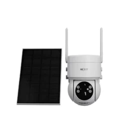 Cámara solar Nexxt Wi-Fi inteligente, PTZ, 1080p, detección humana (MPN NHC-OP20S, Cámaras de seguridad) img-1